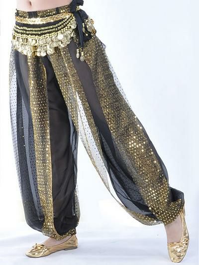 Dance Costumes |  Belly Dance Costume Pants Wide Leg Rayon Chic Bollywood Dance Pants Dance Costumes Dance Costumes