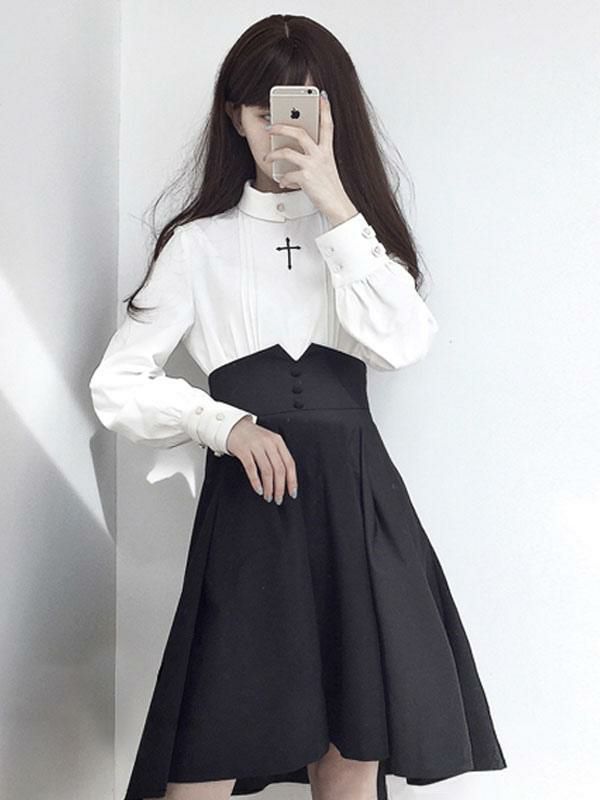 Lolita Clothing |  Gothic Lolita SK Black Lolita Skirts Hobbies Lolita Clothing