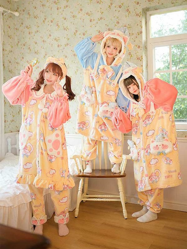 Lolita Clothing |  Sweet Lolita Dress Polyester Long Sleeves Bows Sweet Jumpsuit Lolita Dress Hobbies Lolita Clothing