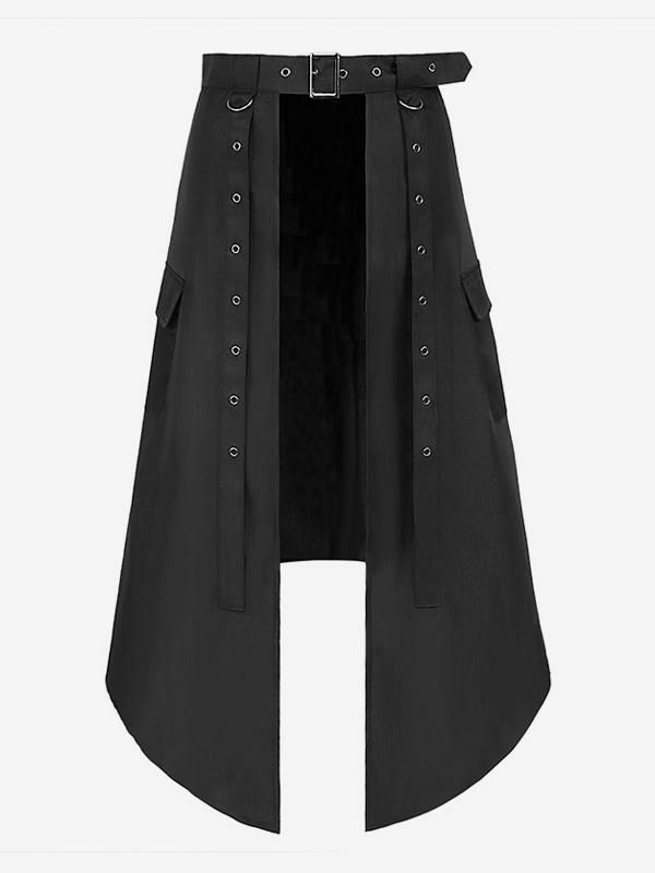 Retro Costume |  Black Vintage Skirt Retro Polyester Grommets Retro Gothic Costumes Hobbies Retro Costume