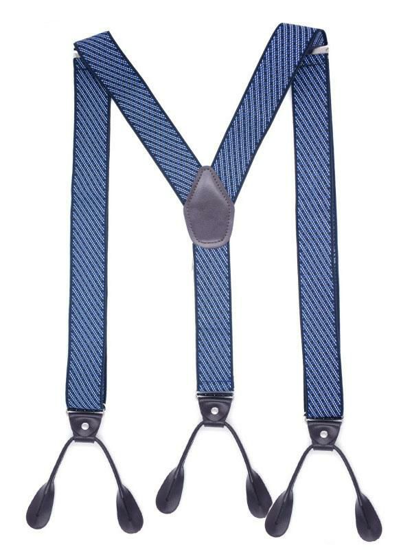 Retro Costume |  Men 1920s Vintage Costume Clip Suspenders Straps Y Back Adjustable Suspenders Hobbies Retro Costume