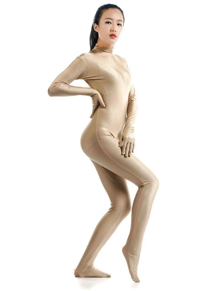 Zentai |  Fleshcolor Morph Suit Adults Bodysuit Lycra Spandex Catsuit for Women Hobbies Zentai