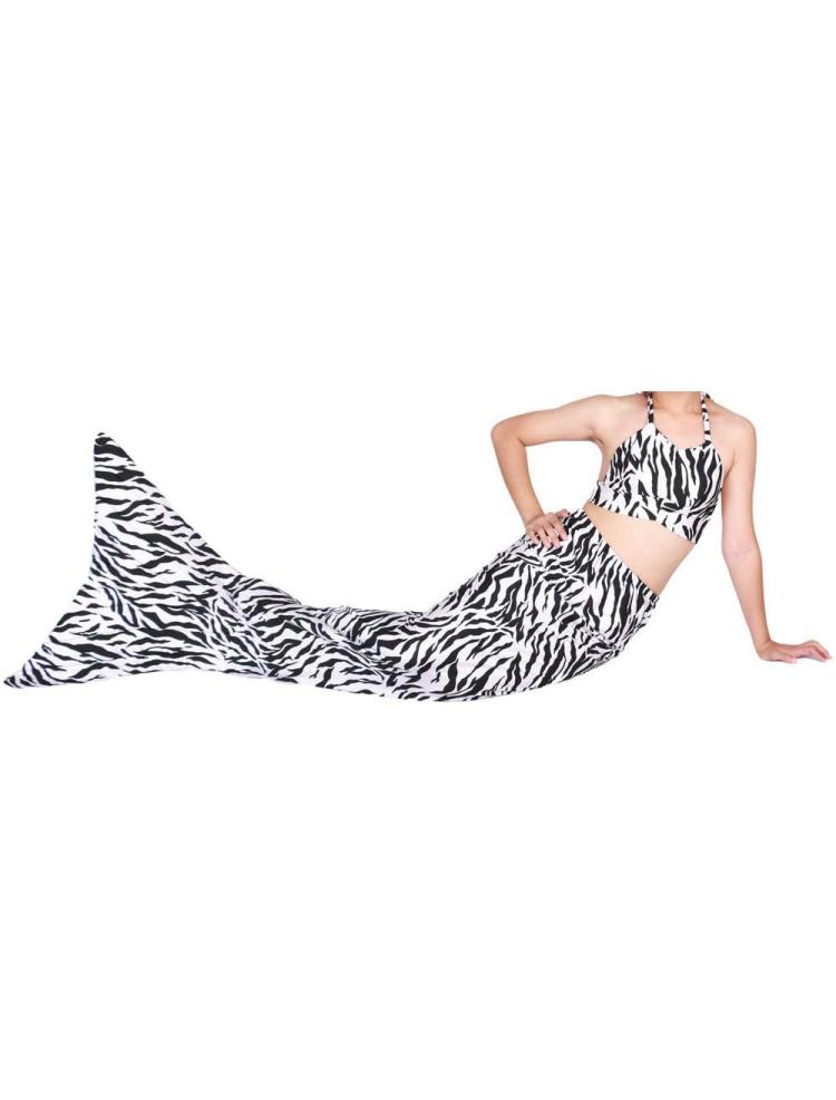 Zentai |  Halloween Two Toned Print Lycra Spandex Tail Mermaid Animal Zentai Halloween Hobbies Zentai