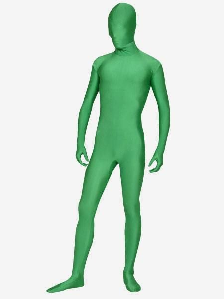 Zentai |  Morph Suit Green Lycra Spandex Fabric Zentai Suit Unisex Full Body Suit Hobbies Zentai