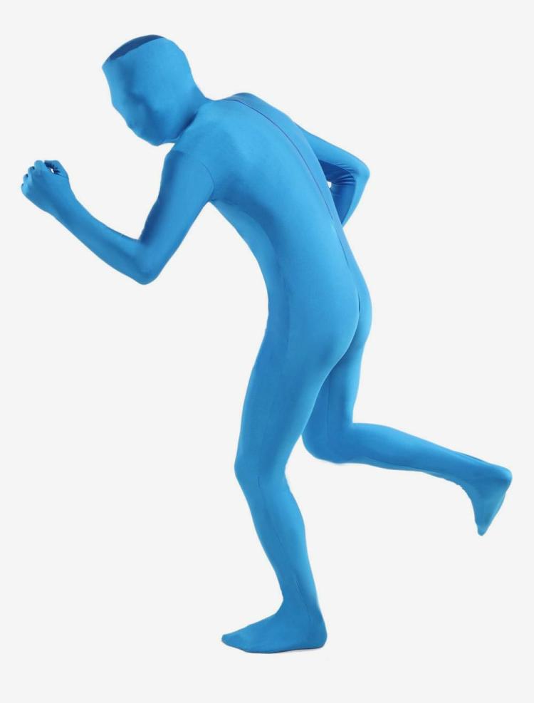 Zentai |  Morph Suit Unisex Blue Lycra Spandex Full Body Zentai Suit Morphsuits Halloween Hobbies Zentai