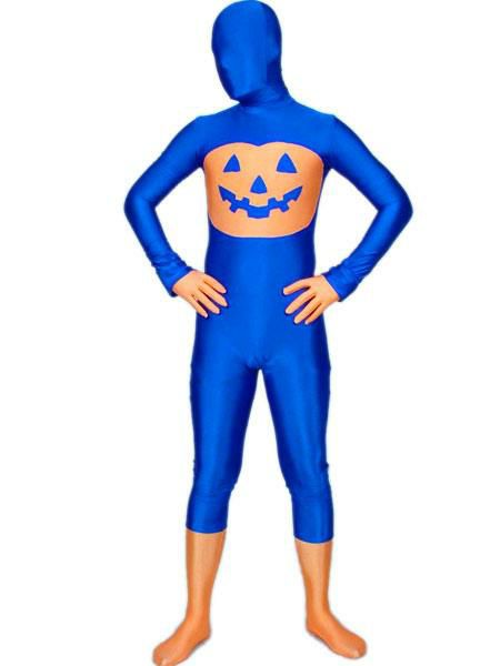 Zentai |  Blue And Orange Lycra Spandex Zentai Suit Hobbies Zentai