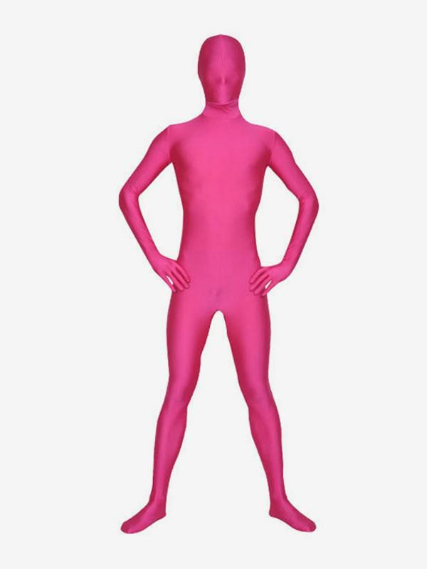 Zentai |  Morph Suit Fuchsia Red Lycra Spandex Fabric Zentai Suit Unisex Full Body Suit Hobbies Zentai