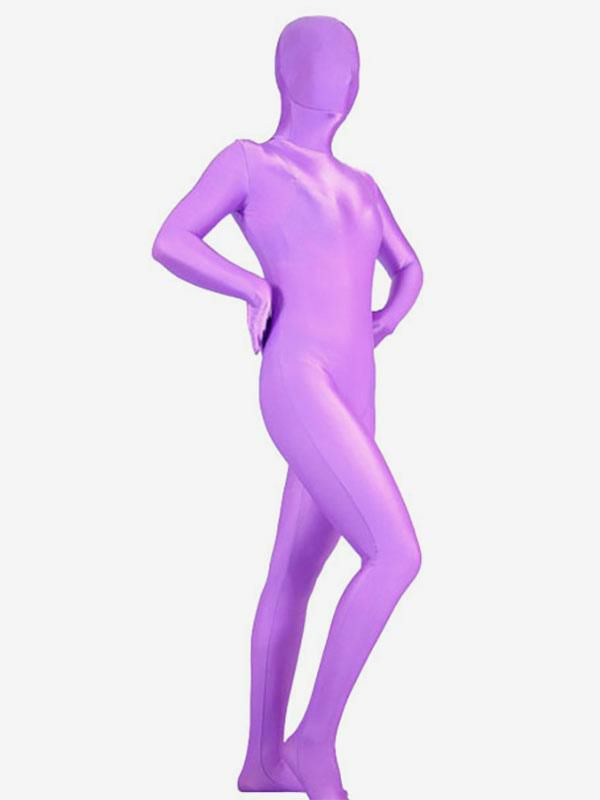 Zentai |  Morph Suit Purple Lycra Spandex Fabric Zentai Suit Unisex Full Body Suit Hobbies Zentai