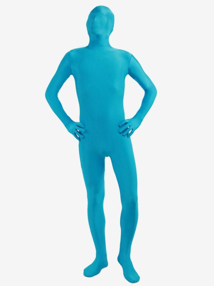 Zentai |  Morph Suit Sky Blue Lycra Spandex Fabric Zentai Suit Unisex Full Body Costume Hobbies Zentai